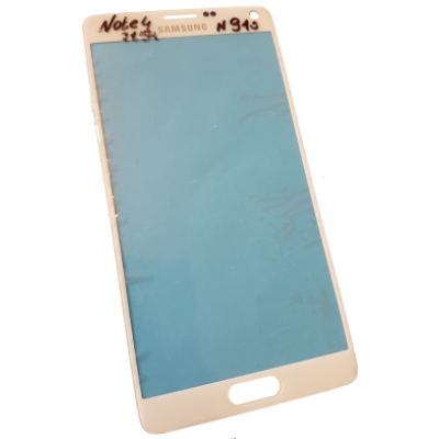 Стекло для переклейки дисплея Samsung N910, Galaxy Note 4, белое