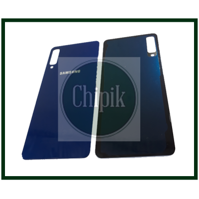 Батарейная крышка для Samsung A750, Galaxy A7 2018, Синяя