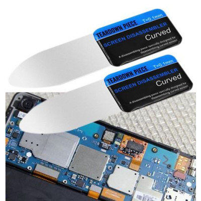 Лопатка металлическая для снятия дисплейного модуля Curved, Professional Metal Repairs Tools