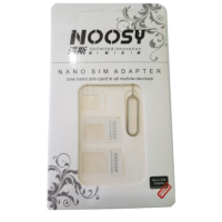 Адаптер NOOSY NanoSIM - MicroSIM - SIM Адаптер NOOSY NanoSIM - MicroSIM - SIM