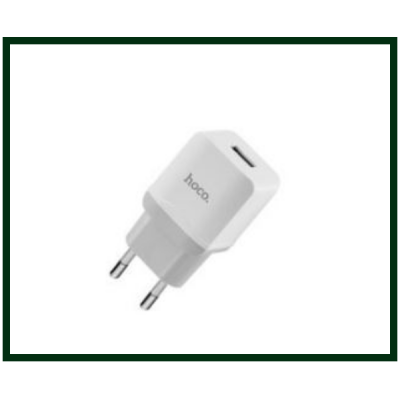 Сетевое зарядное устройство Hoco C22A 1 USB 2.4A, белое