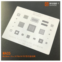 Трафарет BGA AMAOE для Apple MacBook A1706, A1707, MAC:5, оригинал Трафарет BGA AMAOE для Apple MacBook A1706, A1707, MAC:5, оригинал