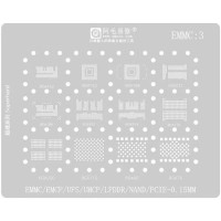 Трафарет BGA AMAOE EMMC:3 для BGA 162, BGA 153, BGA 169, BGA 221, BGA 185, BGA 297, BGA 254, BGA 178, оригинал Трафарет BGA AMAOE EMMC:3 для BGA 162, BGA 153, BGA 169, BGA 221, BGA 185, BGA 297, BGA 254, BGA 178, оригинал