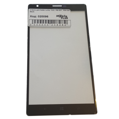 Стекло для переклейки дисплея Nokia Lumia 1520, RM-937, RM-938, черное Стекло для переклейки дисплея Nokia Lumia 1520, RM-937, RM-938, черное