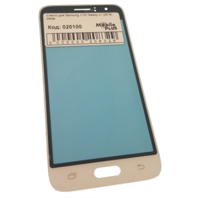 Стекло для переклейки дисплея Samsung J120, Galaxy J1 2016, белое