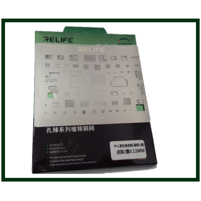 Трафарет BGA Relife RL-044 для Apple iPhone 11, 11 Pro, 11 Pro Max, оригинал