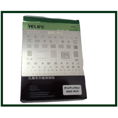 Трафарет BGA Relife RL-044 для Apple iPhone 12 Mini, 12, 12 Pro, 12 Pro Max, оригинал