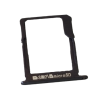 Держатель SD-карты или Sim2 (holder) Samsung A3, A300, A5, A500, A7, A700 Black
