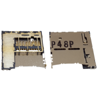 Разъем MicroSD Samsung S7272, S7275, SM-G130, original (PN:3709-001810)