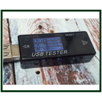 Тестер USB напряжения (USB Charger Doctor) KWS-MX17 черный, прямой Тестер USB напряжения (USB Charger Doctor) KWS-MX17 черный, прямой
