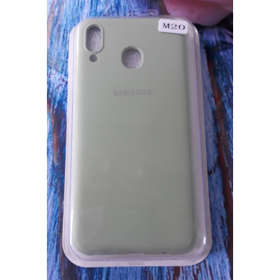 Чехол для Samsung M205, Galaxy M20 силиконовый с мягким внутренним покрытием, оливковый Чехол для Samsung M205, Galaxy M20 силиконовый с мягким внутренним покрытием, оливковый