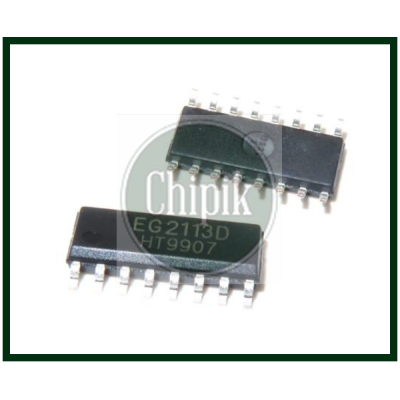 Микросхема EG2113D, EG 2113 D, HT9907, узкая, SOP-16