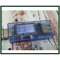 Тестер USB напряжения (USB Charger Doctor) KWS-MX17 синий, прямой Тестер USB напряжения (USB Charger Doctor) KWS-MX17 синий, прямой