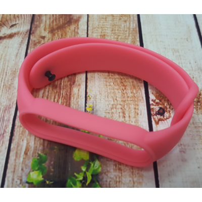 Ремешок для фитнес-бреслета Xiaomi Mi Band 5, Mi Band 6, розовый темный